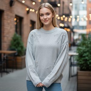 Distressed Knit Sweater Collection