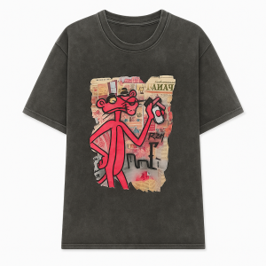 Pink Panther Graphic Oversized T-Shirt