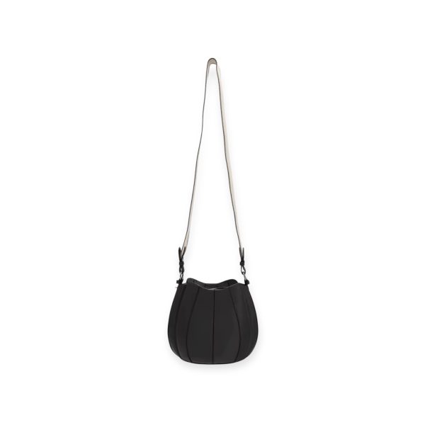 Chic Pleated Bucket Bag in Wine Red - Image 4