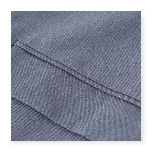 Classic Double-Breasted Oversized Blazer in Grey - Image 7